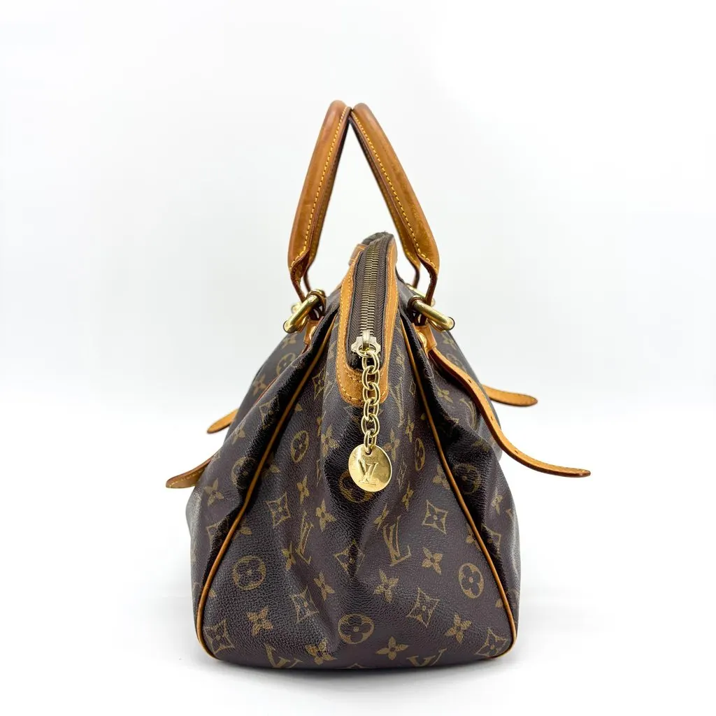 Louis Vuitton Monogram Tivoli GM Beige Canvas Good - Model View
