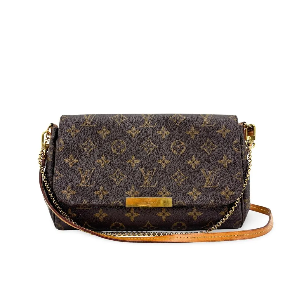 Louis Vuitton Monogram Favorite MM Brown Canvas Good - Front View