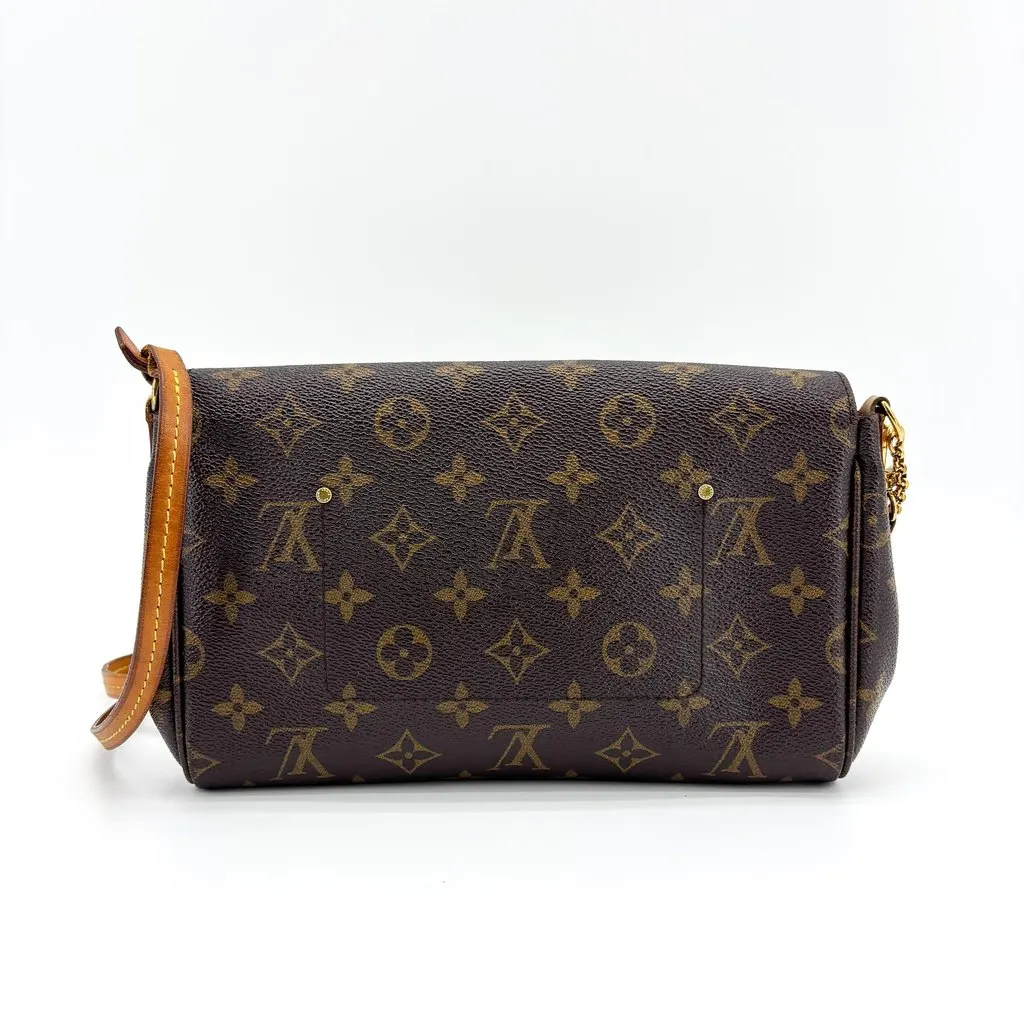 Louis Vuitton Monogram Favorite MM Brown Canvas Good - Back View