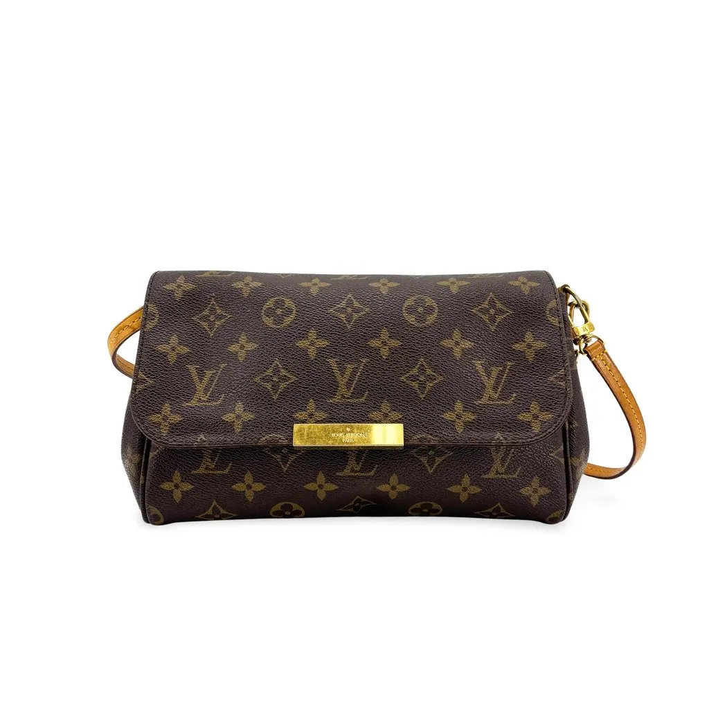 Louis Vuitton Monogram Favorite MM Brown Canvas Good - Front View
