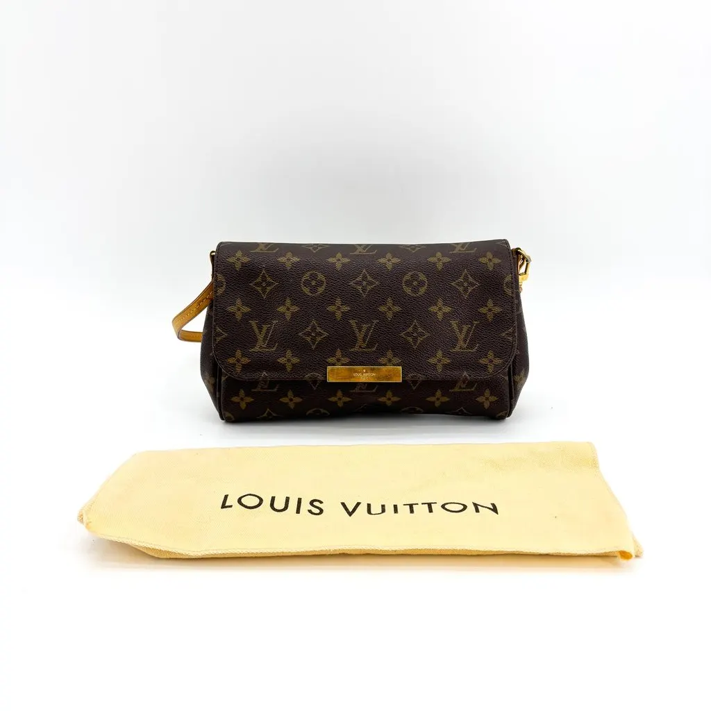 Louis Vuitton Monogram Favorite MM Brown Canvas Good - Back View