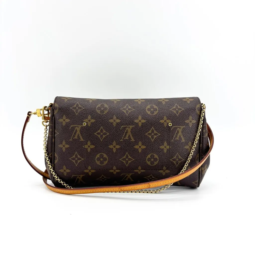 Louis Vuitton Monogram Favorite MM Brown Canvas Good - Inside View