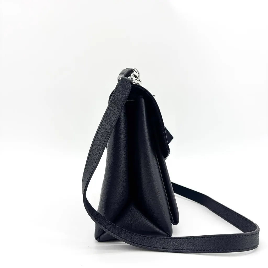 Louis Vuitton Lockme Ever MM Navy Silver Hardware Navy Leather Good - Box View