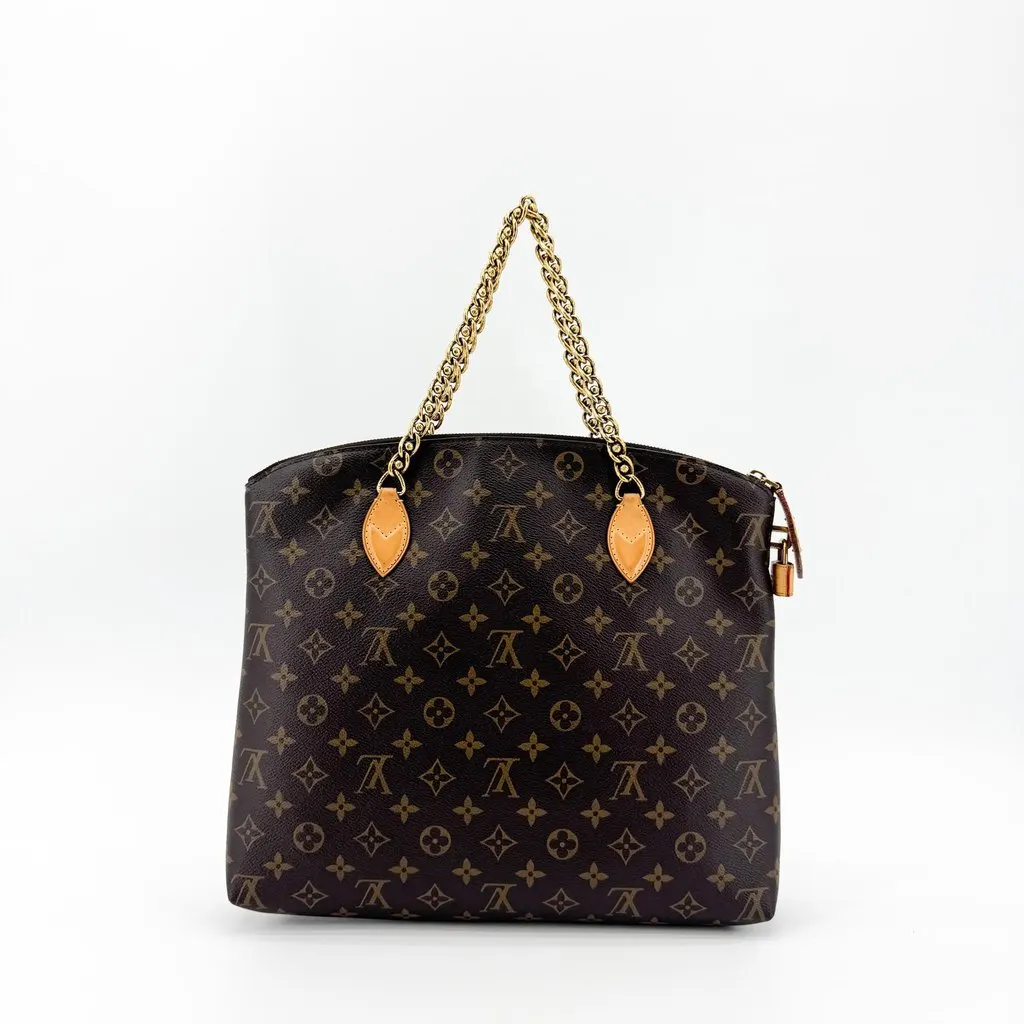 Louis Vuitton Monogram Lockit Chain MM Beige Canvas Good - Inside View