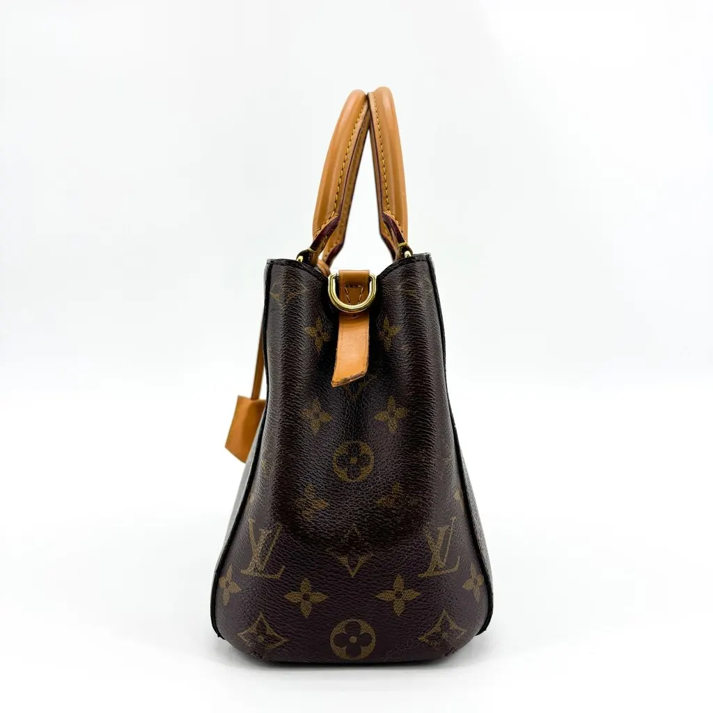 Louis Vuitton Montaigne BB Monogram Brown Canvas Good - Inside View