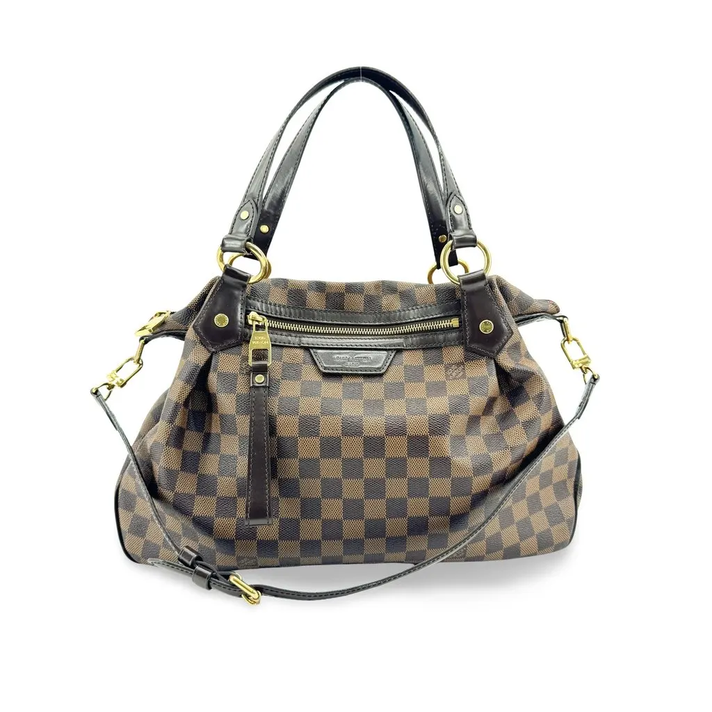 Louis Vuitton Damier Ebene Trevi PM Brown Canvas Very good - Front View