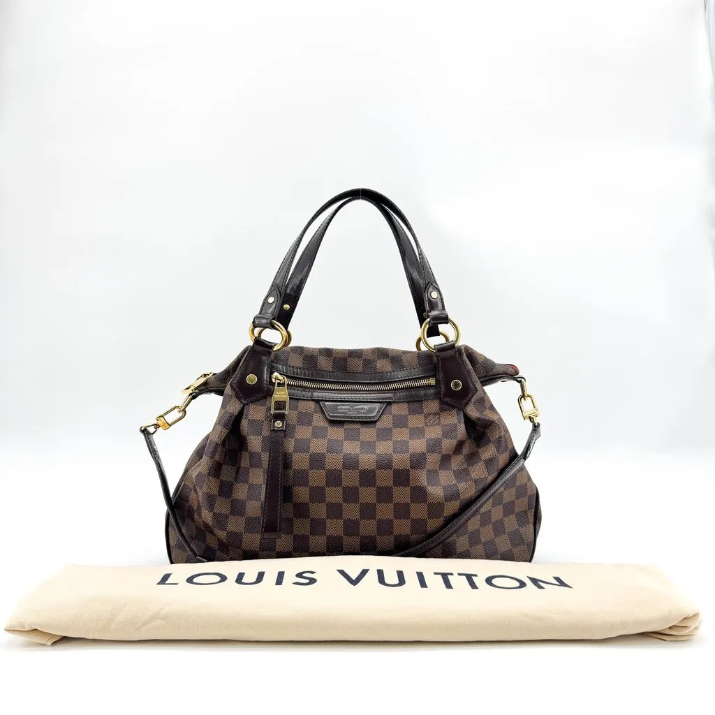 Louis Vuitton Damier Ebene Trevi PM Brown Canvas Very good - Back View