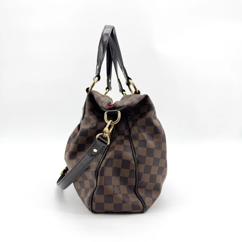Louis Vuitton Damier Ebene Trevi PM Brown Canvas Very good - Model View