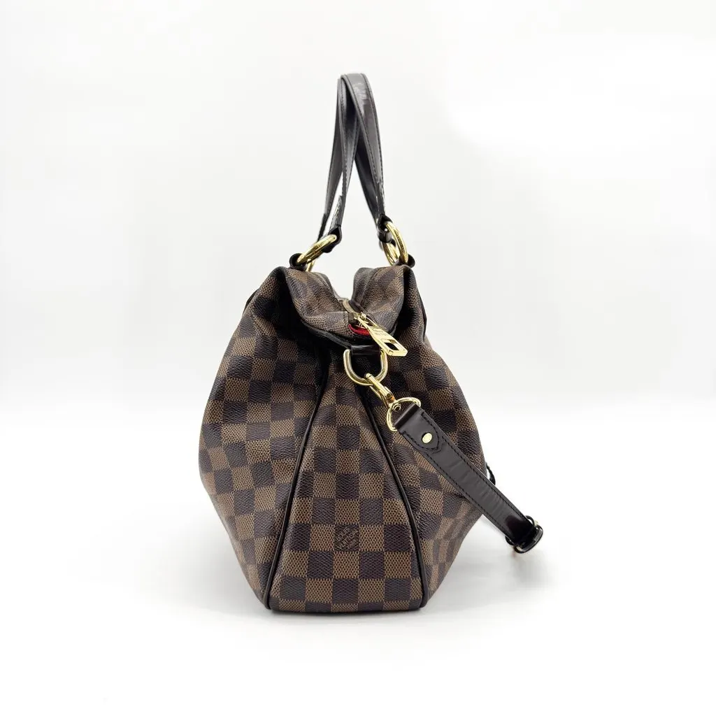 Louis Vuitton Damier Ebene Trevi PM Brown Canvas Very good - Box View