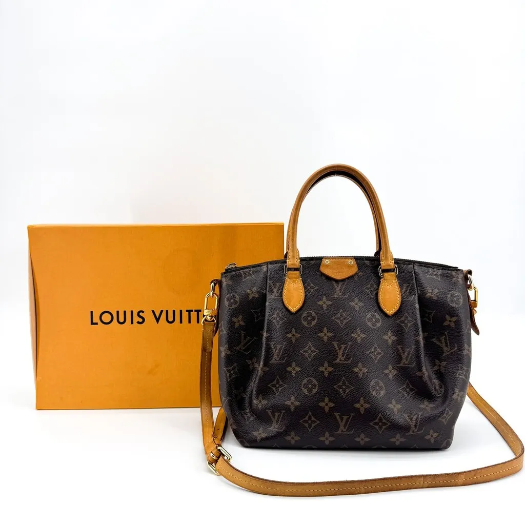 Louis Vuitton Monogram Turenne PM Beige Canvas Very good - Back View