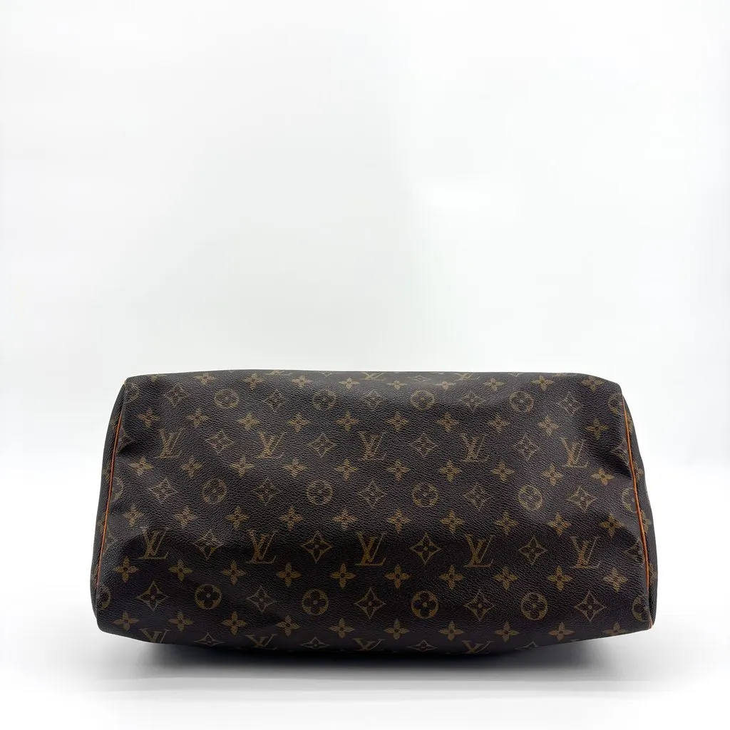 Louis Vuitton Monogram Speedy 35 Beige Canvas Good - Box View