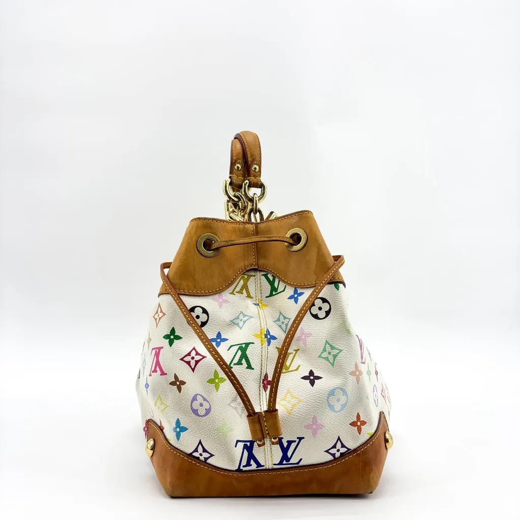 Louis Vuitton Monogram Multicolor Ursula White Brown Canvas Good - Box View