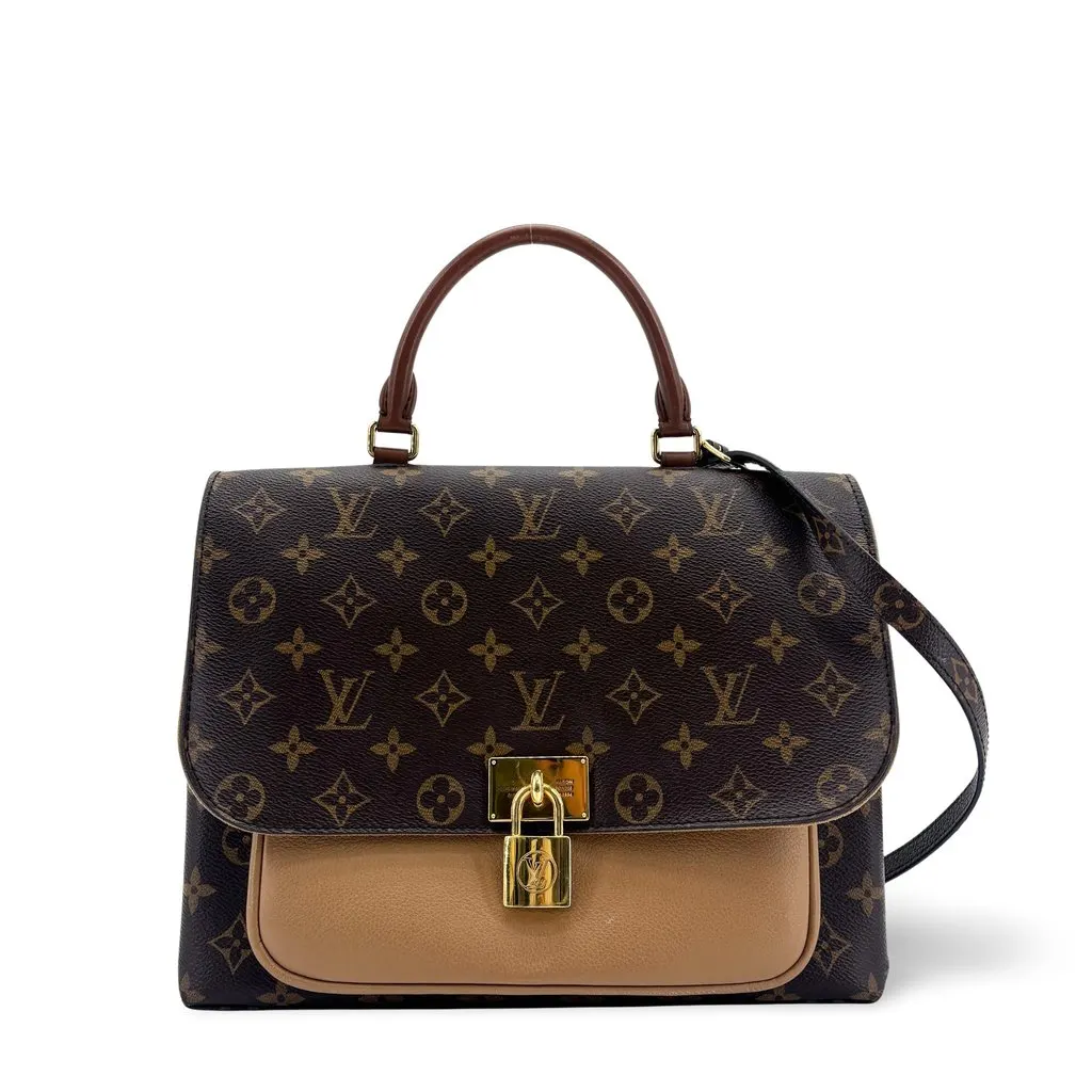 Louis Vuitton Monogram Marignan Sesame Beige Canvas Good - Front View