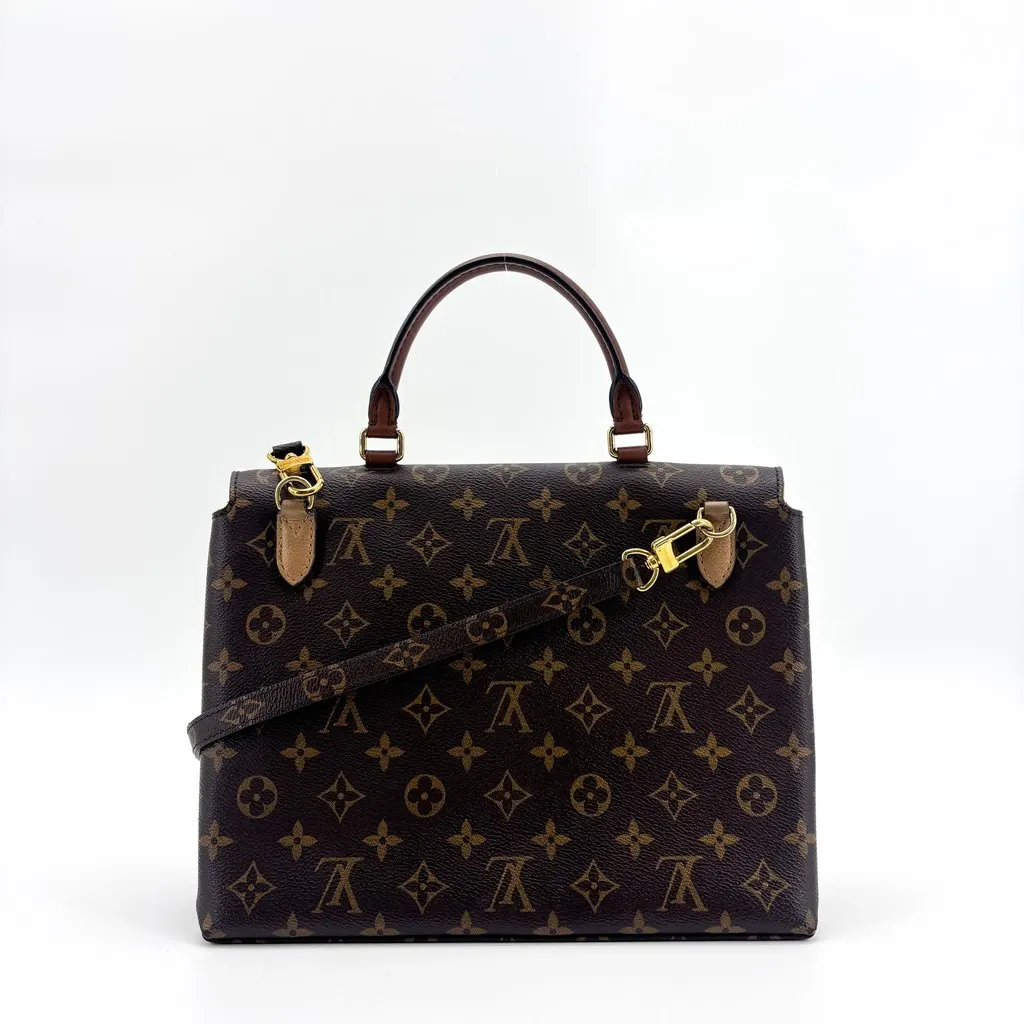 Louis Vuitton Monogram Marignan Sesame Beige Canvas Good - Back View