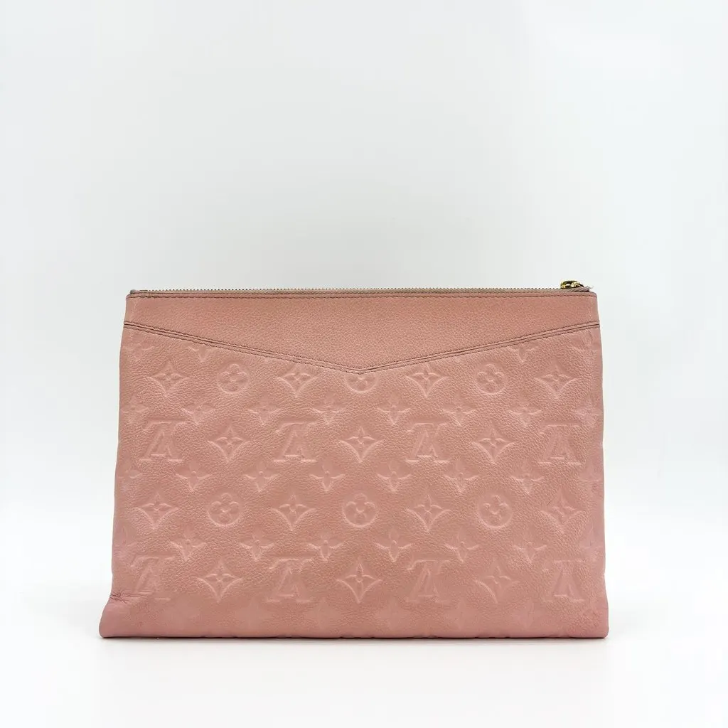 Louis Vuitton Daily Pouch Monogram Empreinte Rose Poudre Pink Leather Good - Inside View