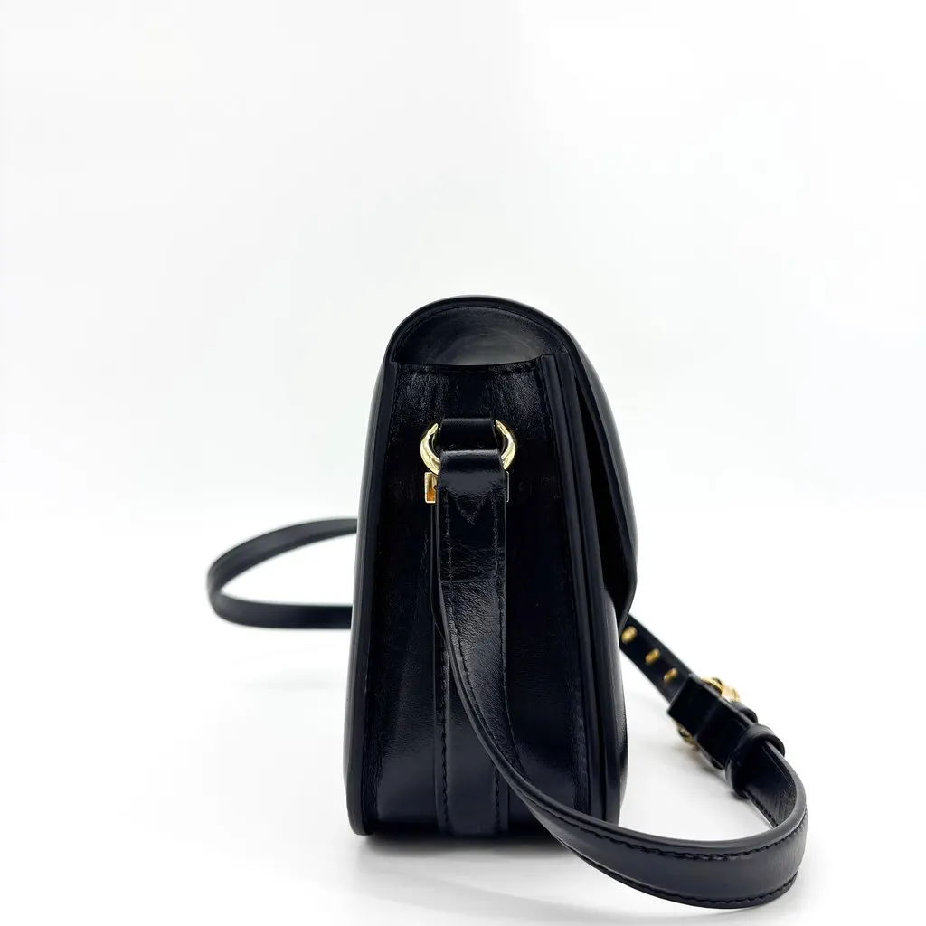 Louis Vuitton LV Pont 9 Shoulder Bag Black Black Leather Very good - Box View