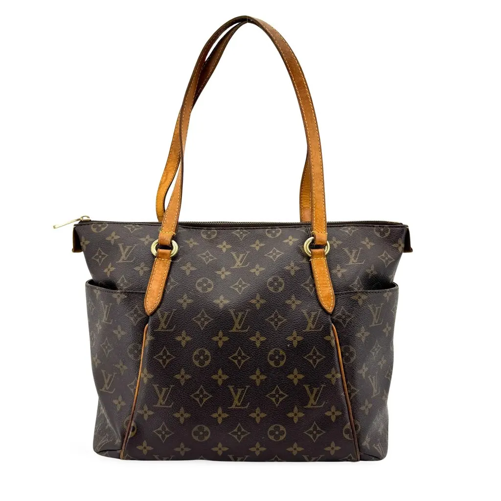 Louis Vuitton Monogram Totally MM Beige Canvas Fair - Front View