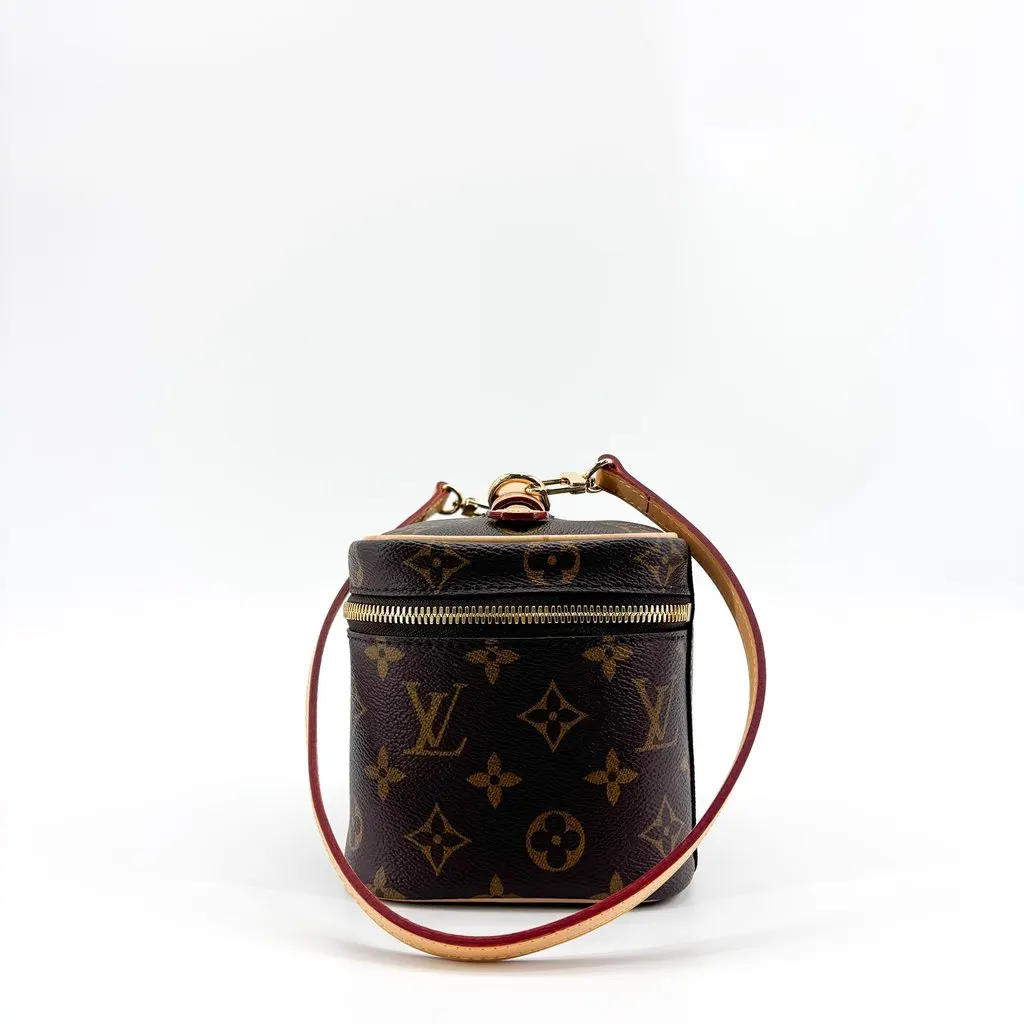 Louis Vuitton Nice Nano Monogram Brown Beige Canvas Very good - Box View