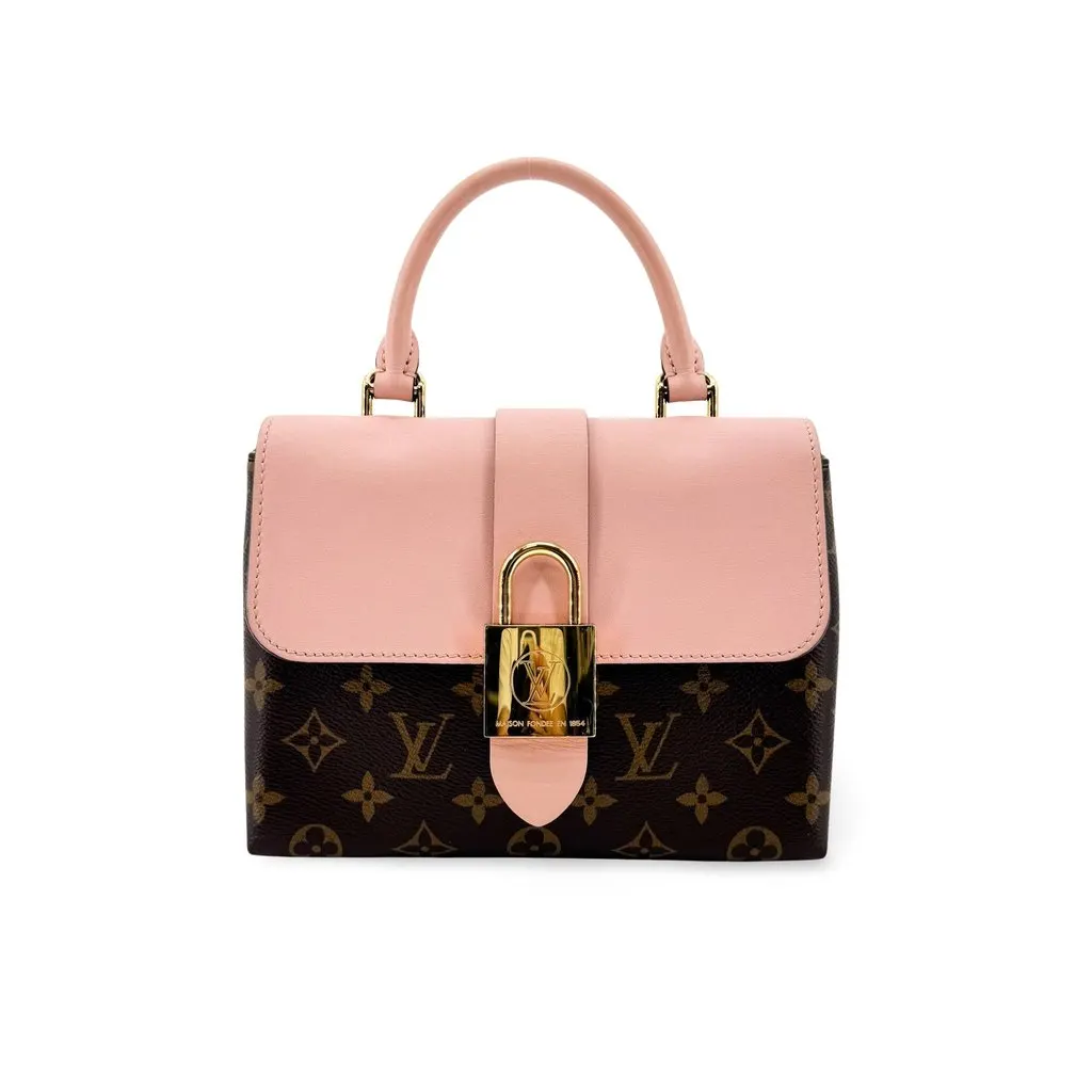 Louis Vuitton Locky BB Monogram Rose Poudre Brown Canvas Very good - Front View