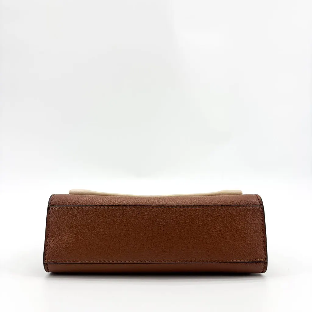 Louis Vuitton Lockme II BB Shoulder Bag Brown Beige Beige Leather Good - Box View