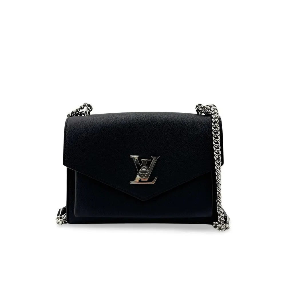 Louis Vuitton Mylockme BB Black Silver
