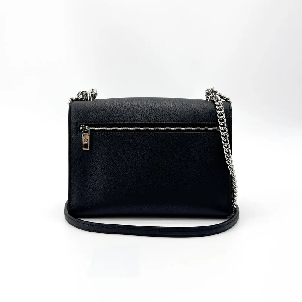Louis Vuitton Mylockme BB Black Silver Black Leather Very good - Inside View