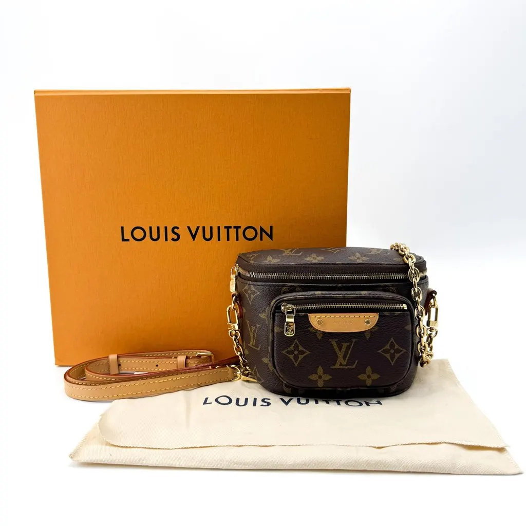 Louis Vuitton Monogram Micro Bumbag Brown Canvas Very good - Back View