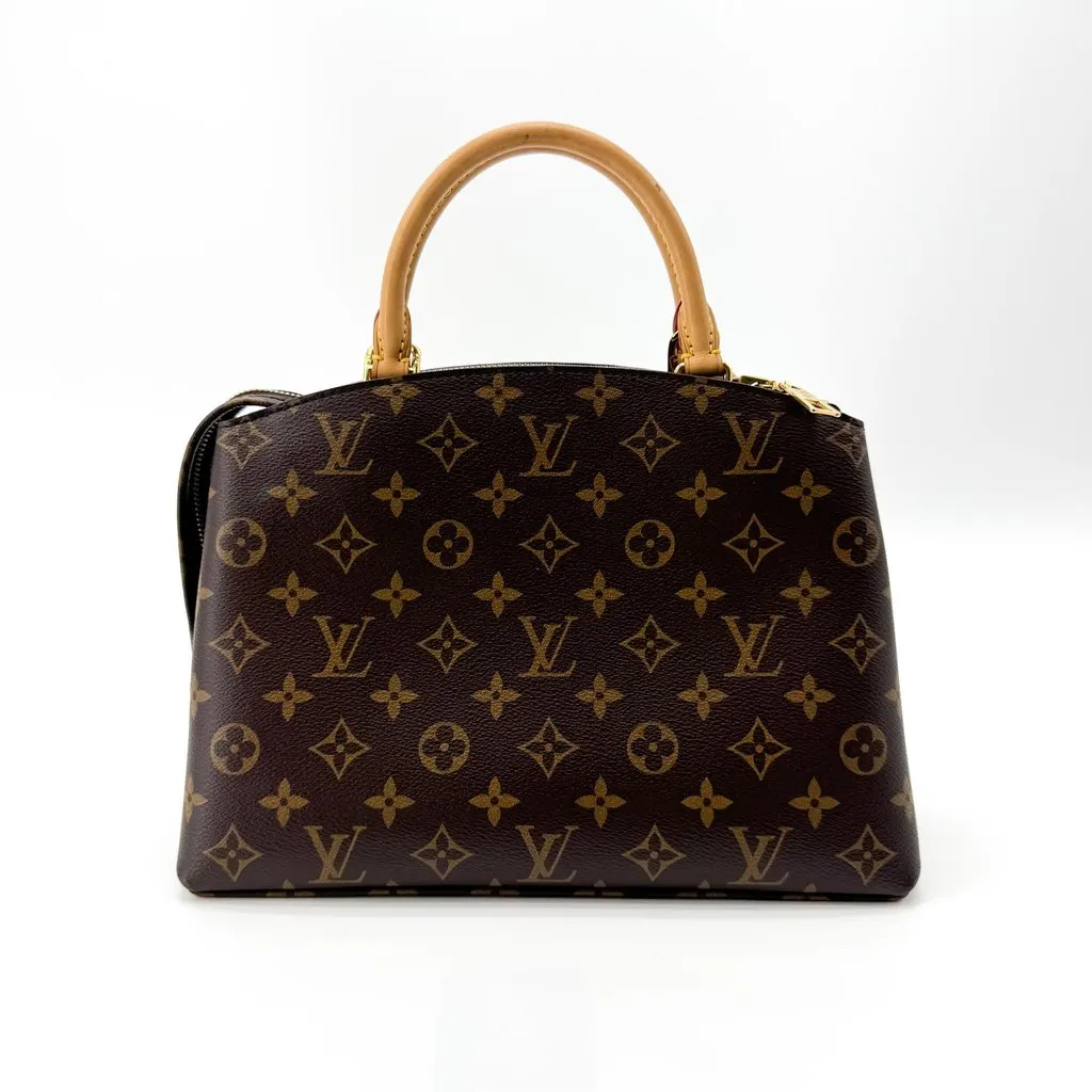 Louis Vuitton Monogram Flower Zipped Tote PM Beige Canvas Very good - Inside View