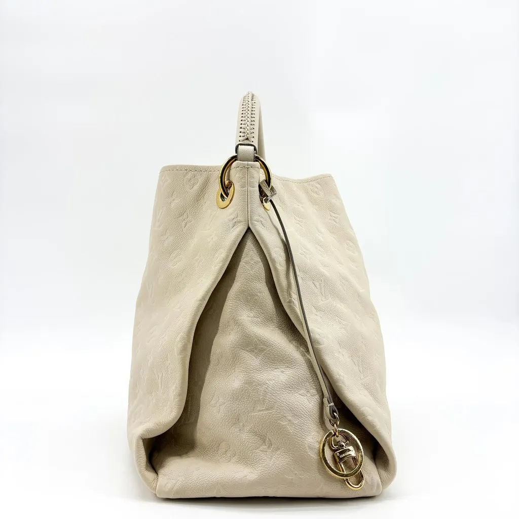 Louis Vuitton Artsy MM Monogram Empreinte Beige Beige Leather Good - Box View