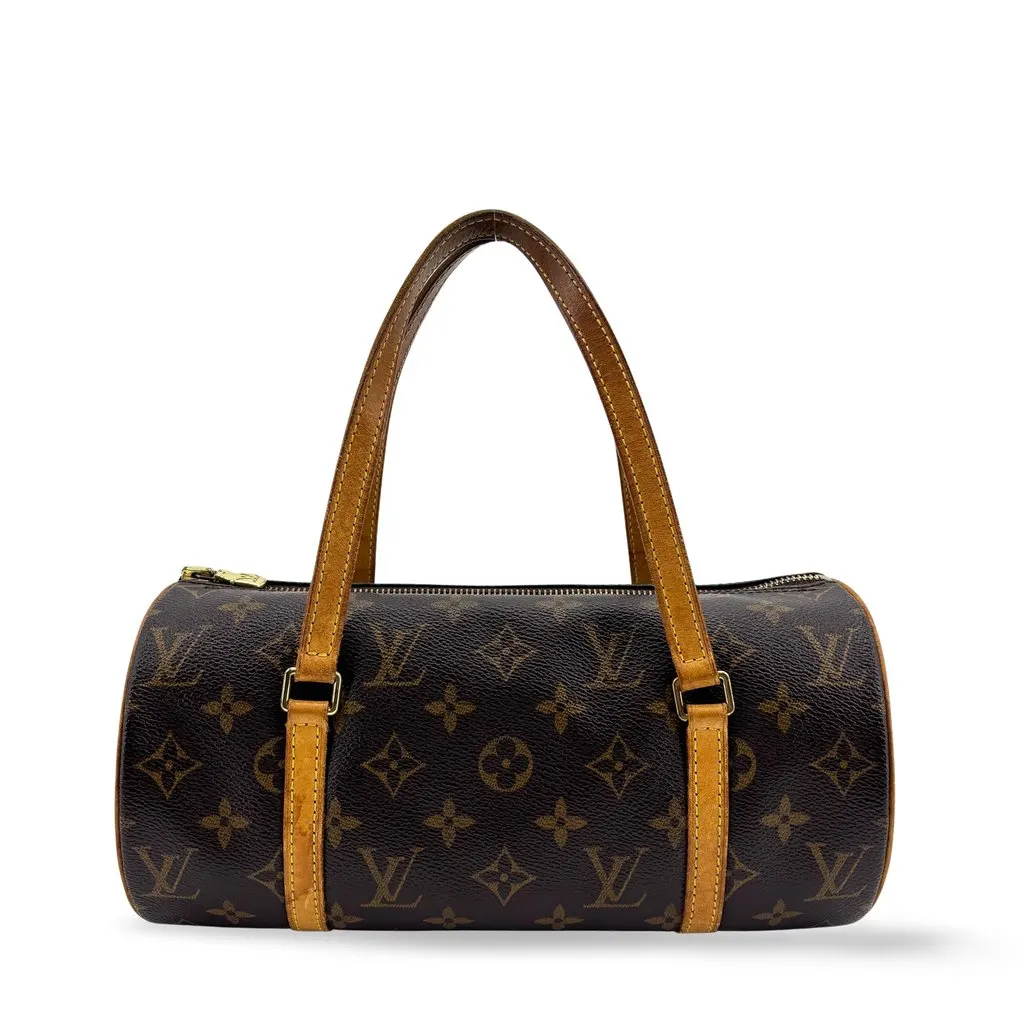 Louis Vuitton Monogram Papillon 26 Brown Brown Canvas Good - Front View