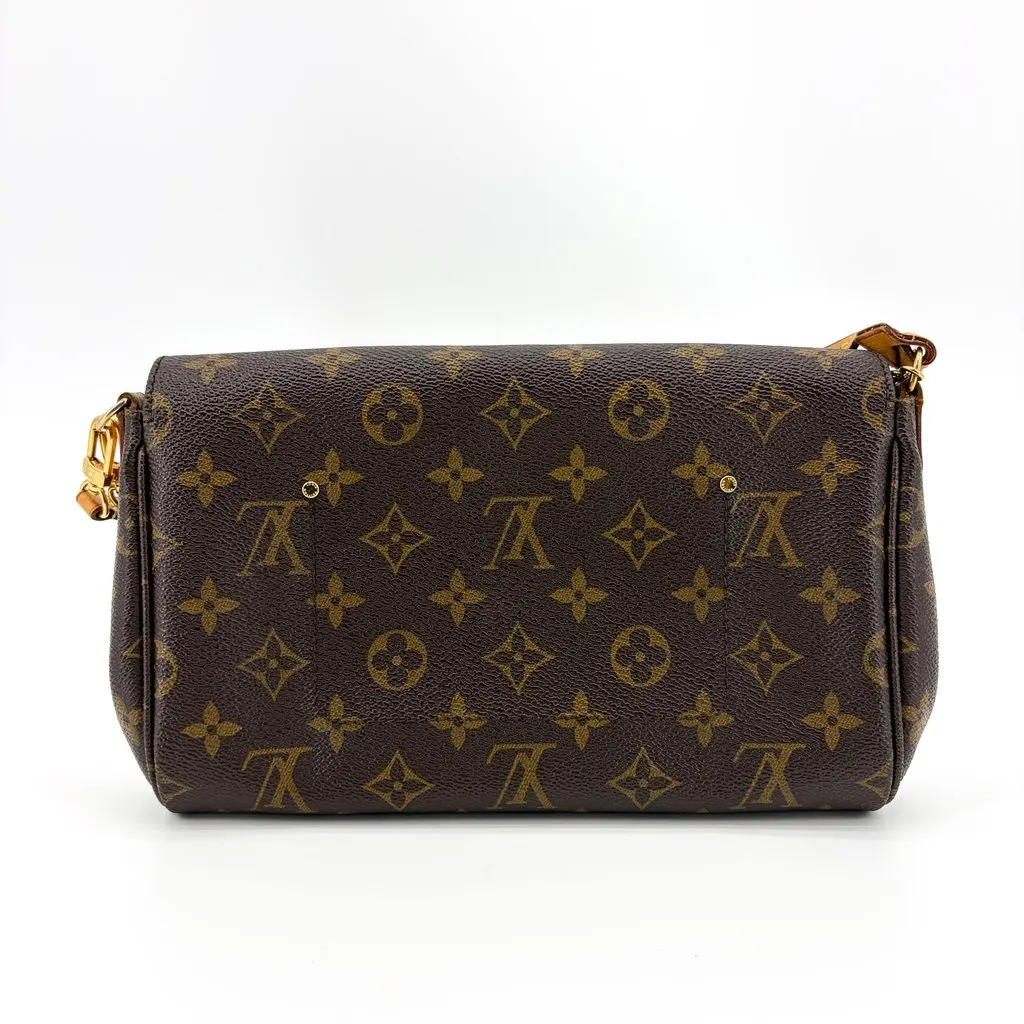 Louis Vuitton Monogram Favorite PM Brown Canvas Fair - Back View