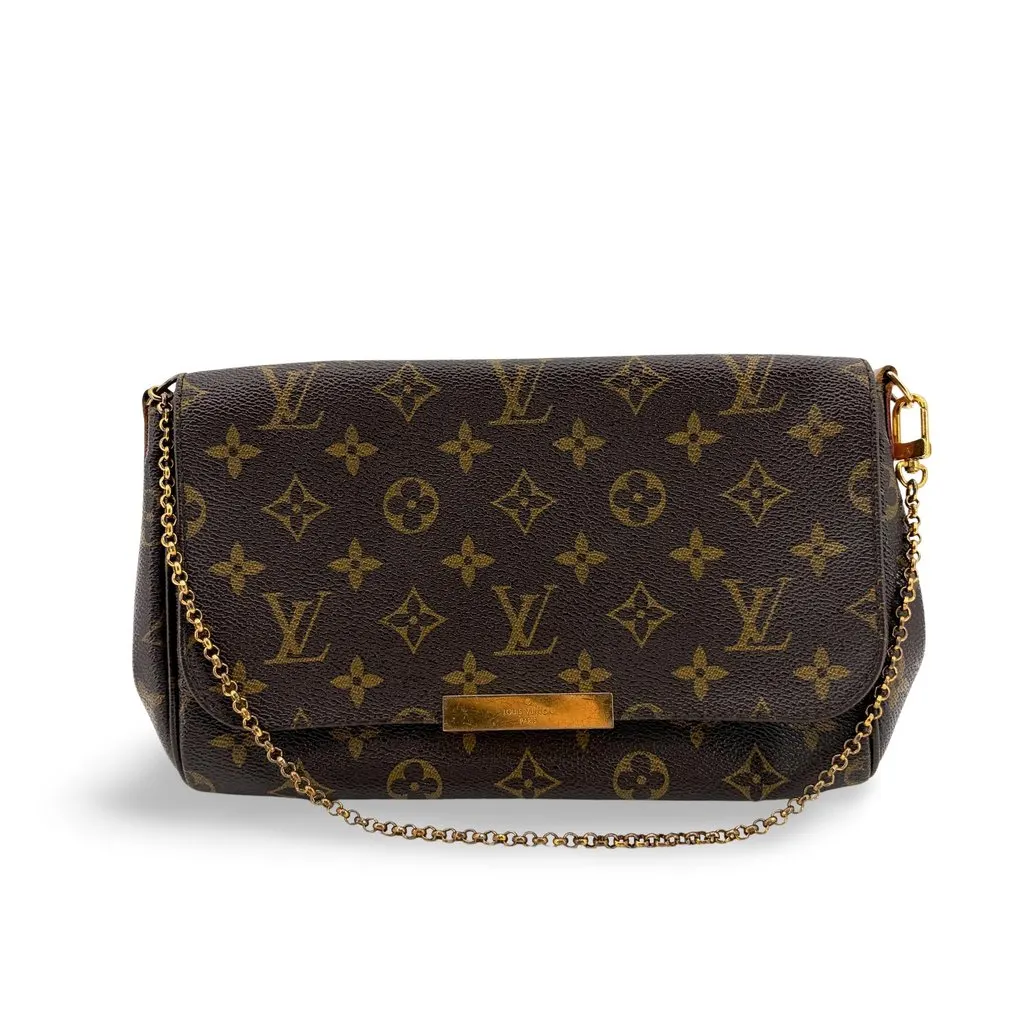 Louis Vuitton Monogram Favorite PM Brown Canvas Good - Front View
