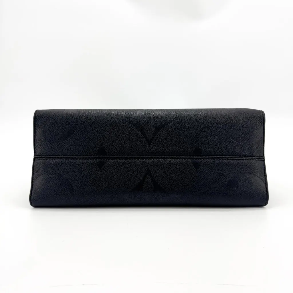 Louis Vuitton Onthego MM Monogram Empreinte Marine Rouge Navy Leather Good - Box View