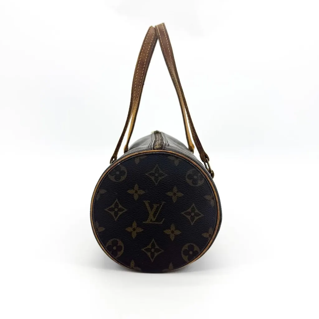 Louis Vuitton Monogram Papillon 26 Tote Bag Brown Brown Canvas Good - Inside View