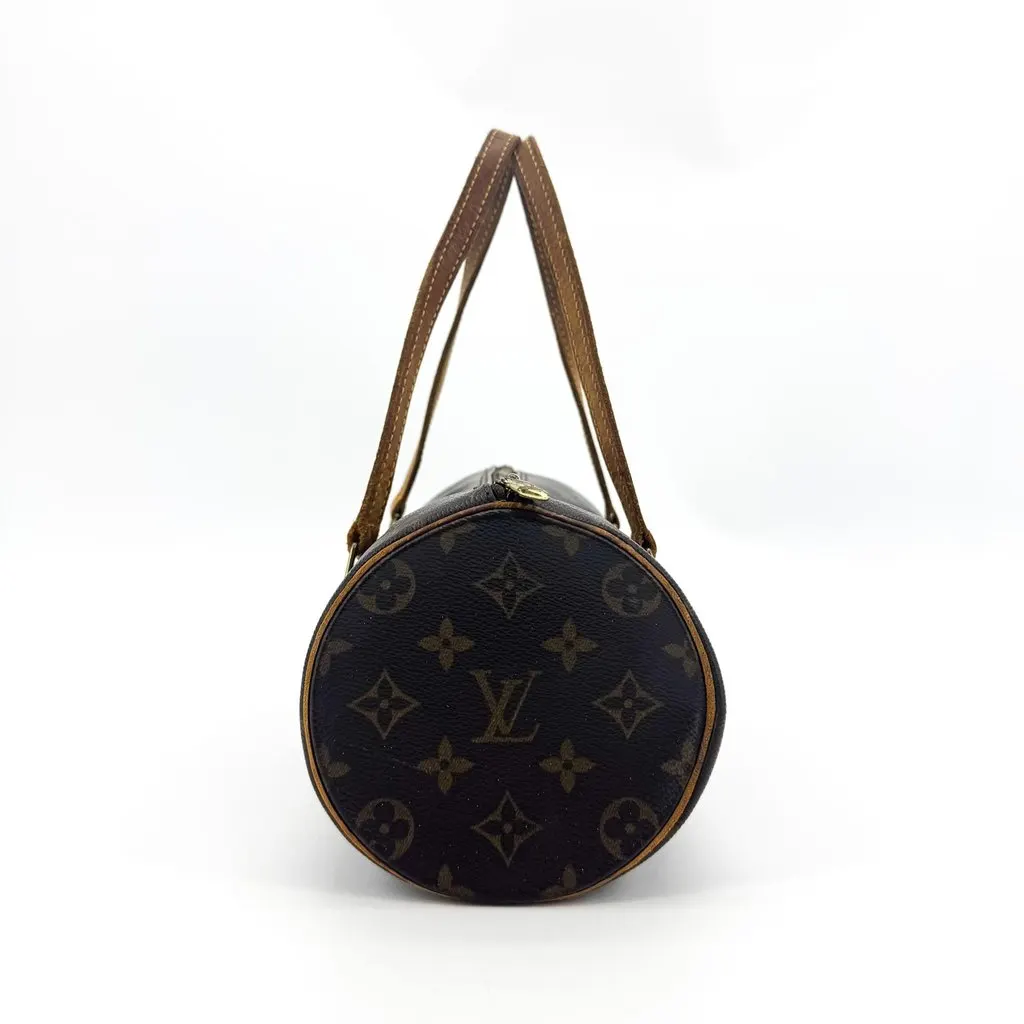 Louis Vuitton Monogram Papillon 26 Tote Bag Brown Brown Canvas Good - Model View