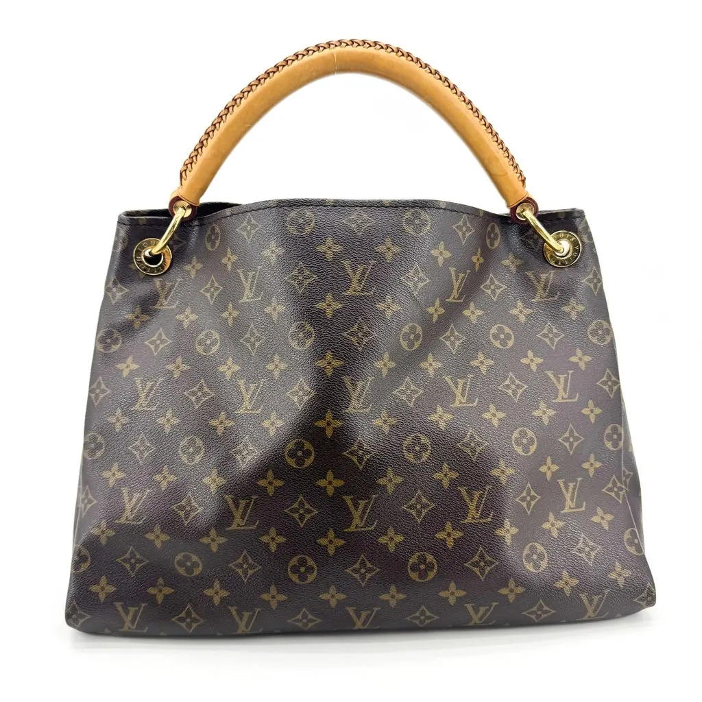 Louis Vuitton Artsy MM Monogram Beige Canvas Good - Back View