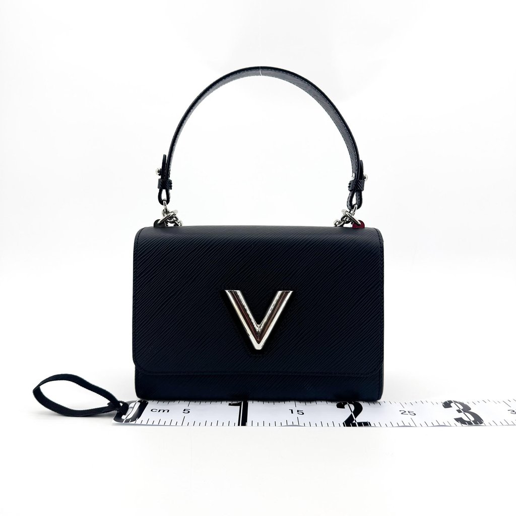 Louis Vuitton Epi Twist One Handle PM Black Silver Black Med