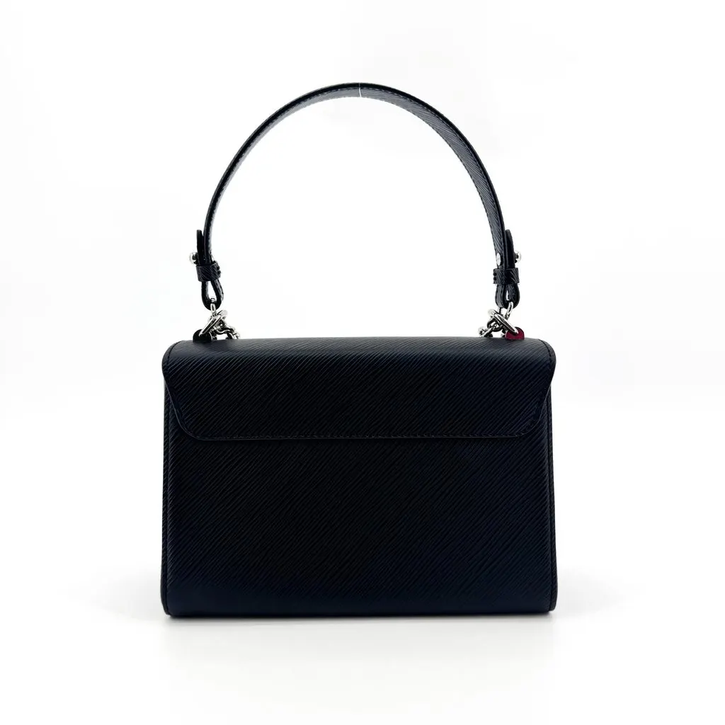 Louis Vuitton Epi Twist One Handle PM Black Silver Black Leather Good - Back View