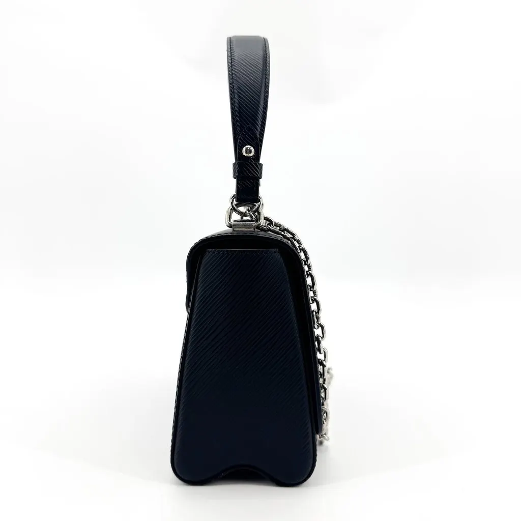 Louis Vuitton Epi Twist One Handle PM Black Silver Black Leather Good - Model View