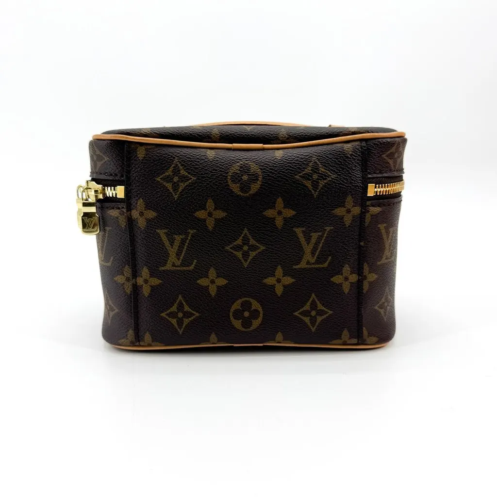 Louis Vuitton Monogram Nice Mini Beauty Case Brown Brown Canvas Very good - Inside View