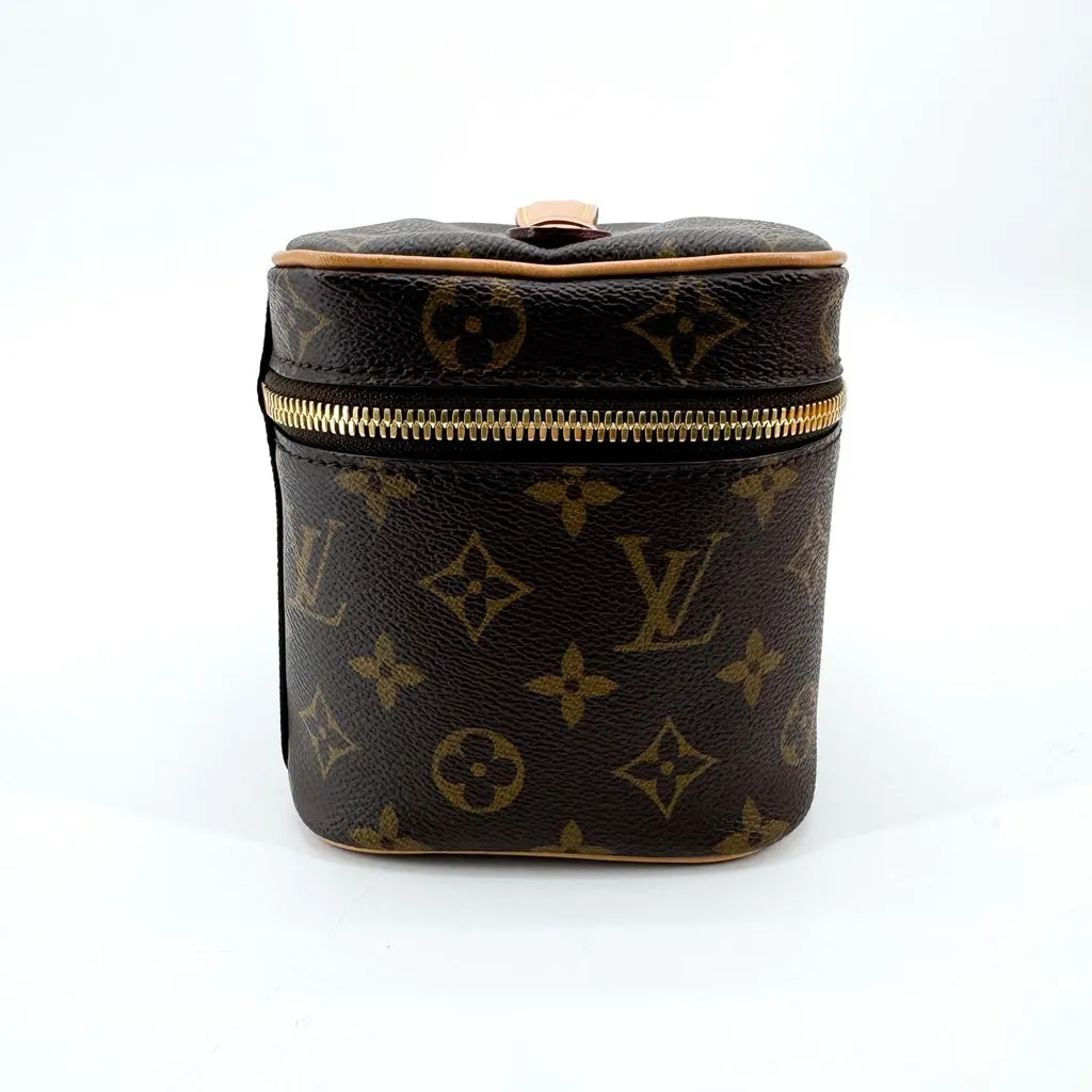 Louis Vuitton Monogram Nice Mini Beauty Case Brown Brown Canvas Very good - Box View