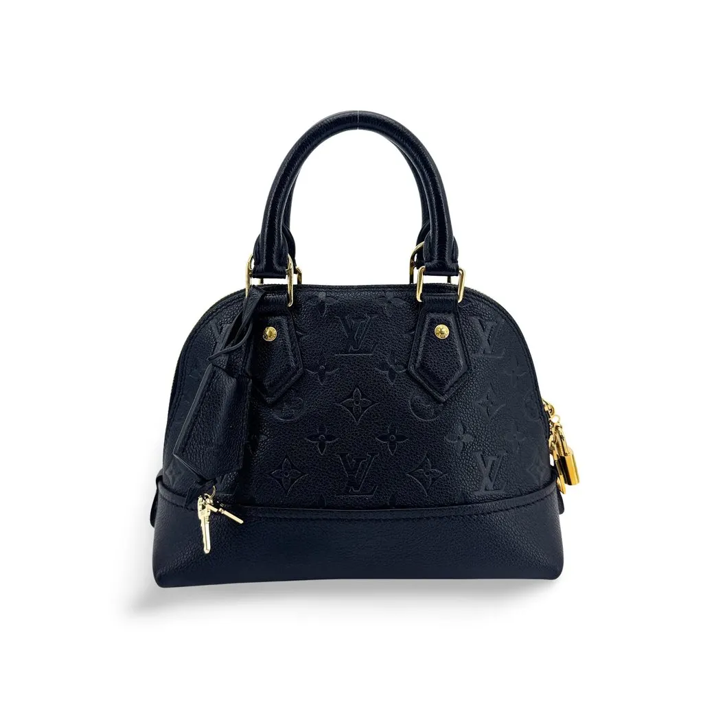 Louis Vuitton Neo Alma BB Monogram Empreinte Noir Black Leather Very good - Front View