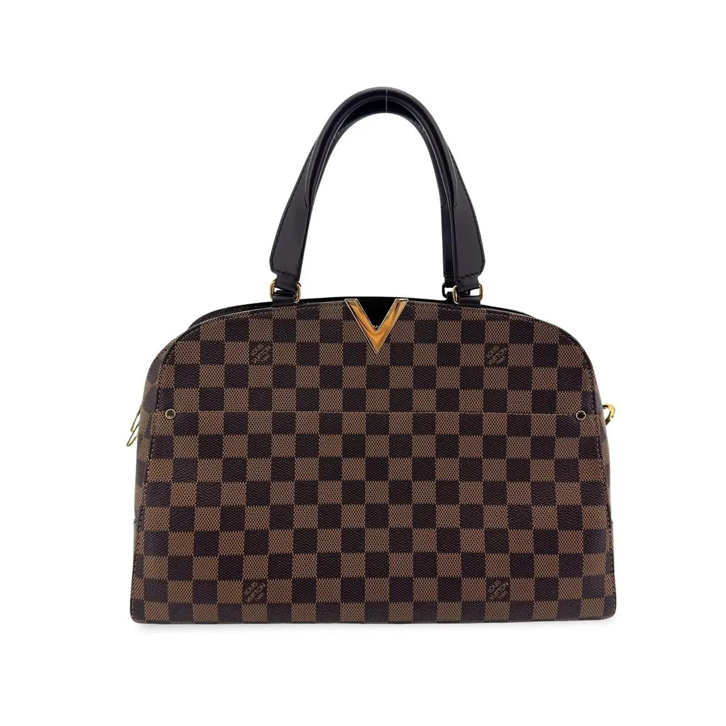 Louis Vuitton Kensington Damier Ebene Brown Canvas Very good - Front View