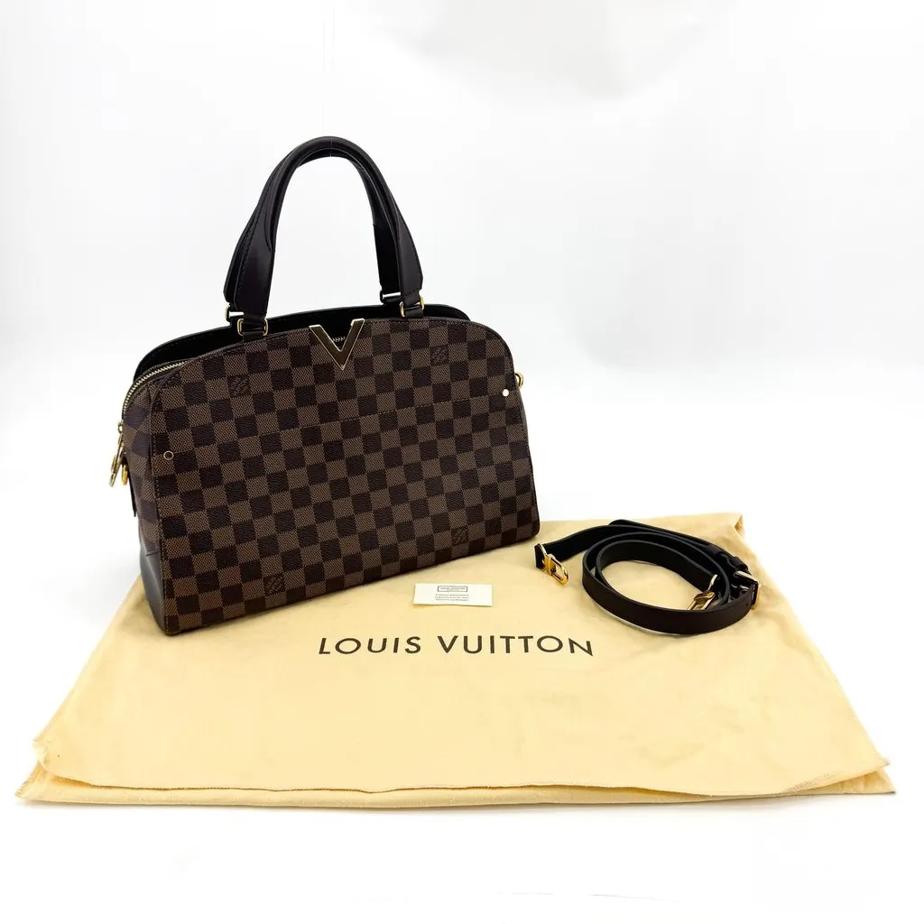 Louis Vuitton Kensington Damier Ebene Brown Canvas Very good - Back View