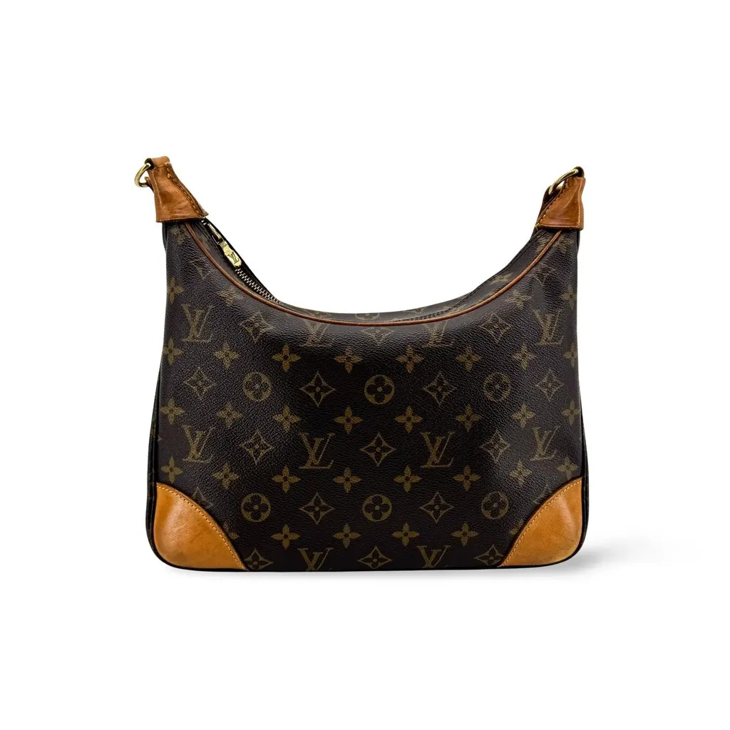 Louis Vuitton Monogram Boulogne 30 Shoulder Bag Brown