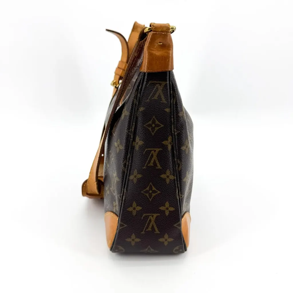 Louis Vuitton Monogram Boulogne 30 Shoulder Bag Brown Brown Canvas Good - Inside View