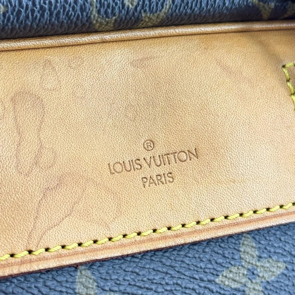 Louis Vuitton Monogram Deauville Bag Brown Beige Canvas Good - Box View