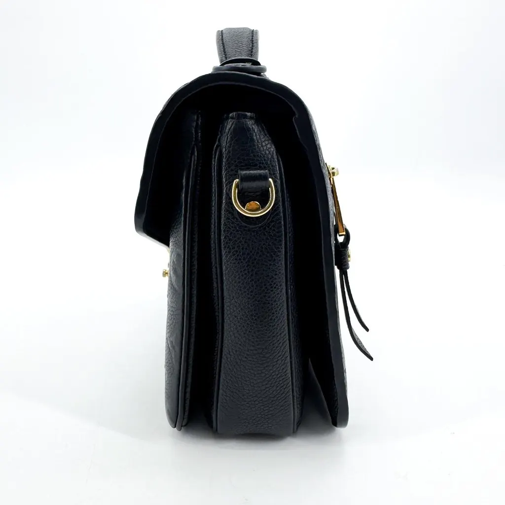 Louis Vuitton Pochette Metis Monogram Empreinte Black Black Leather Good - Model View