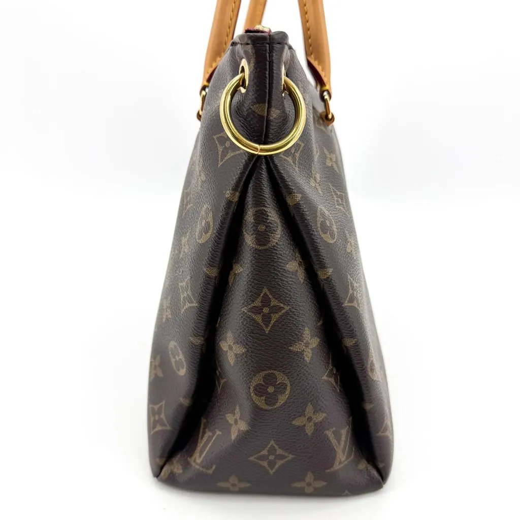 Louis Vuitton Monogram Pallas MM Aurore Brown Canvas Very good - Box View