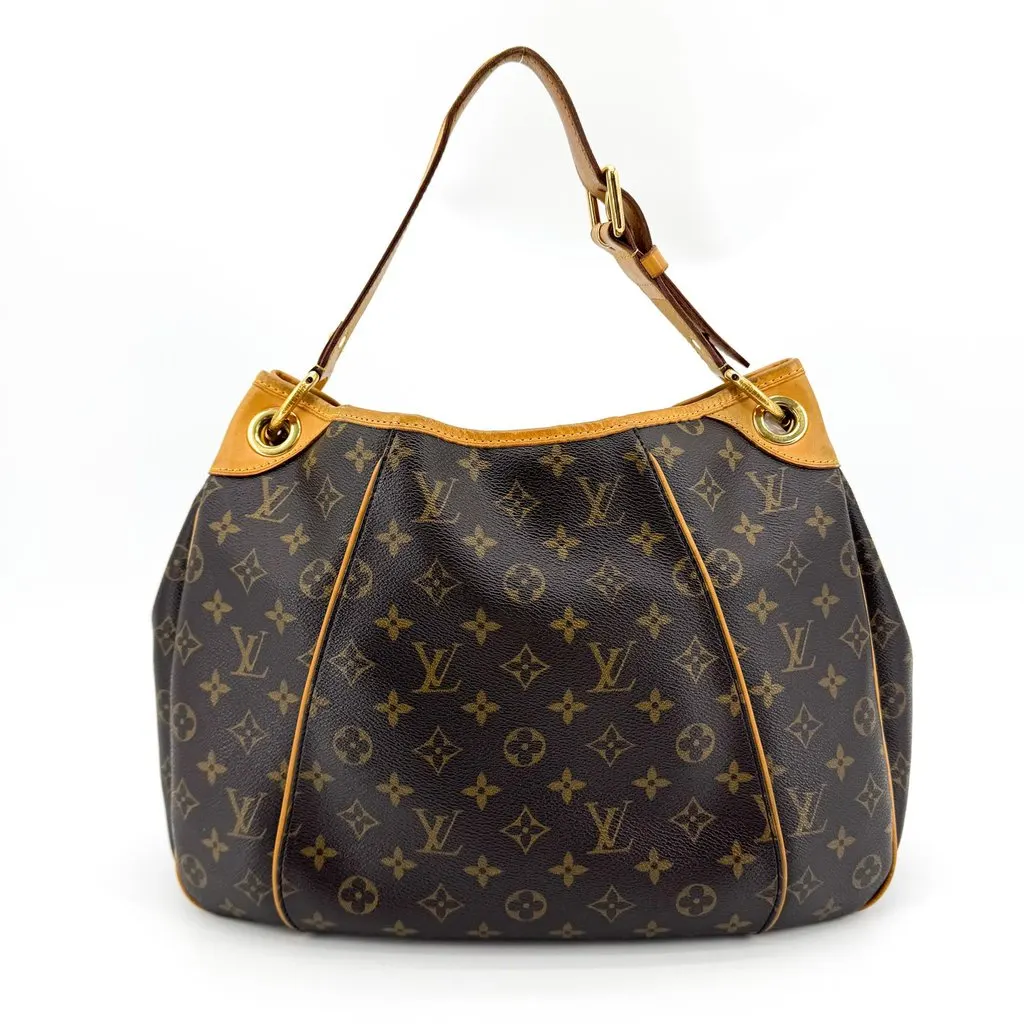 Louis Vuitton Monogram Galliera PM Shoulder Bag Brown Canvas Good - Inside View